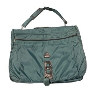 VTG Samsonite Profile II Valet Hanging Garment Bag Travel Luggage Peacock NWT